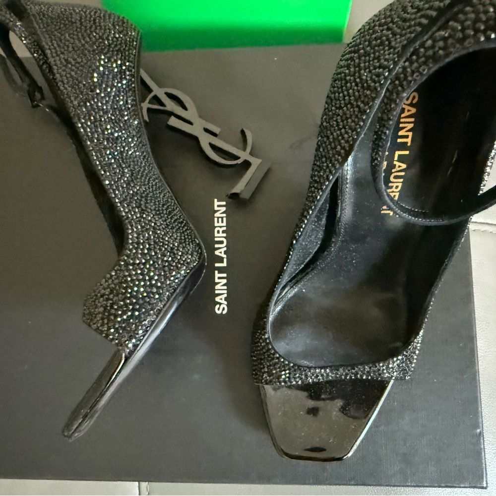 Yves Saint Laurent Black Heels - Picture 2 of 4